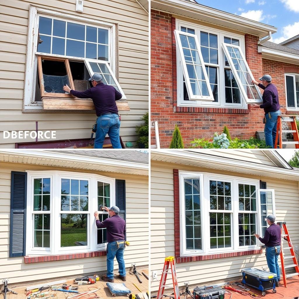 Quick installation process for Summer Window Installation and Glass Repair Promotion