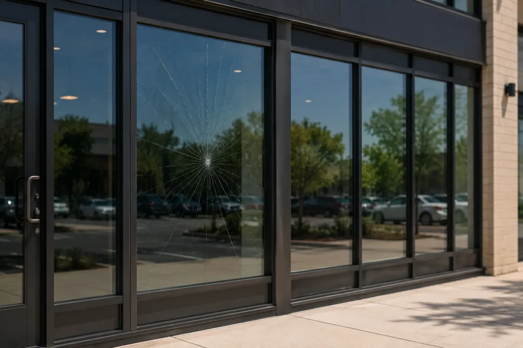 Storefront Glass Repair versus Replacement