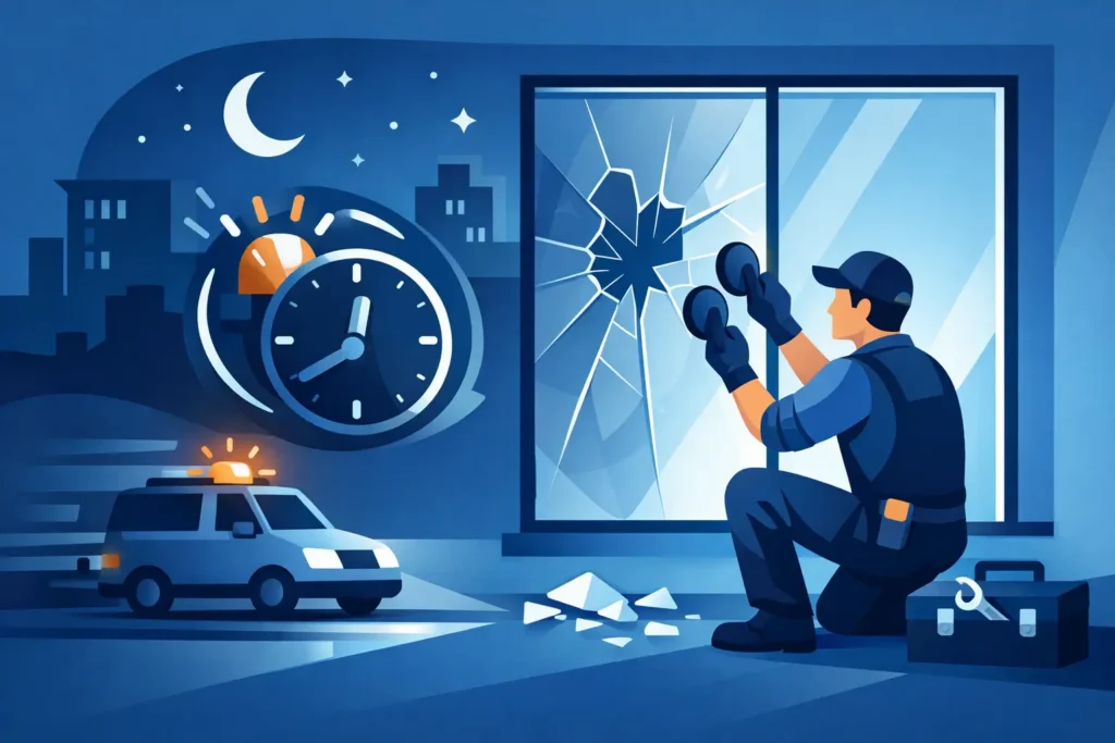 24 Hour Emergency Glass Repair When It Matters