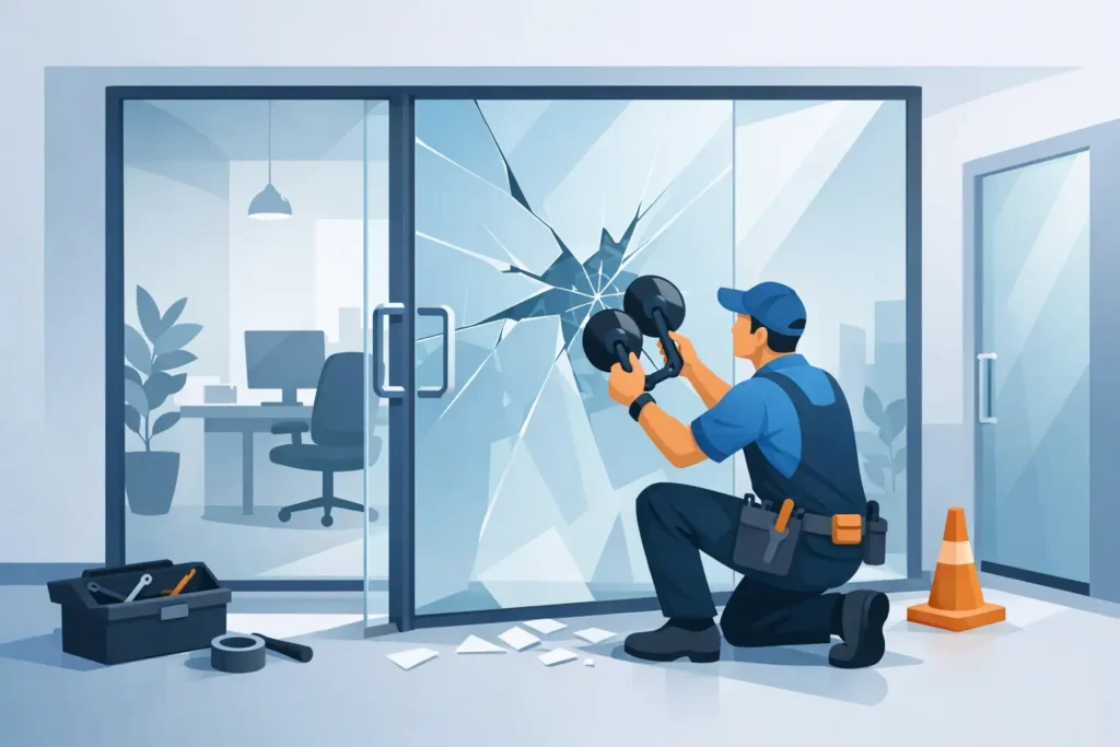 Office Glass Door Repair That Cannot Wait