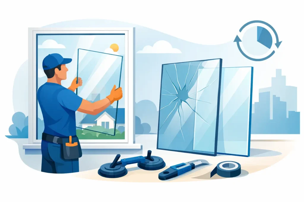 Same Day Window Glass Replacement Explained