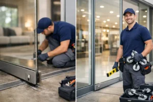Glass Door Alignment That Stops Dragging