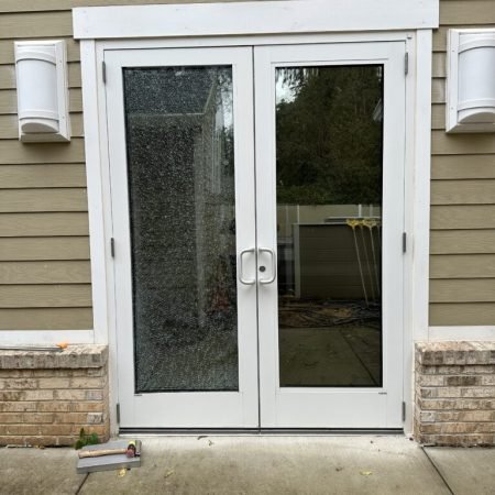 Door glass replacement