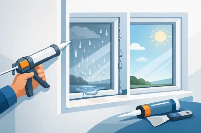 Window Caulking Leak Repair That Stops Water